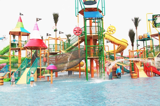 quality  Floating Water Playground Equipment Large Theme Hotel Outdoor Water Park factory