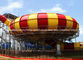 Funny Indoor Water Parks Theme Park Equipment Platform 13.5m , Galvanized Steel Steel Support