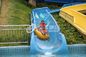 Long Raft Plastic Water Slide  for Children and Adult , Spiral Water Slide for Water Park