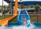 Outdoor Custom Water Slides Fiberglass , Popular Water Park Equipment
