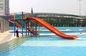 Fiberglass Kids’ Wide Water Slide, 5.0m Height Slides for  Water Park