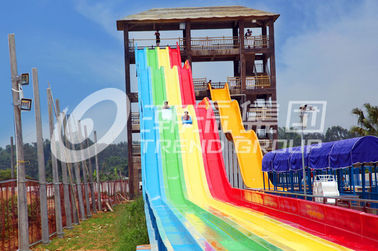 Rainbow Custom Water Slides of Waterpark for Family Water Game