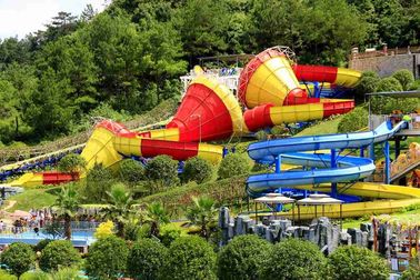 Ashland / DSM Resin Fiberglass Water Slide Tantrum Valley Water Park Rides 16m