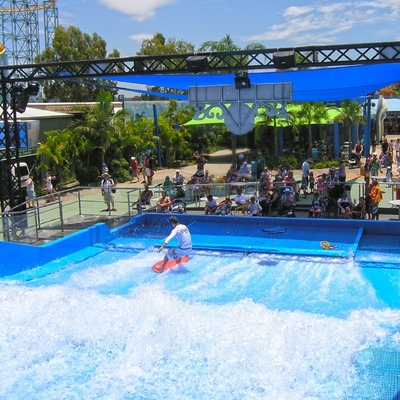 Surfing Flowrider Water Ride , Extreme Sport Fun Ride for Water Attractions