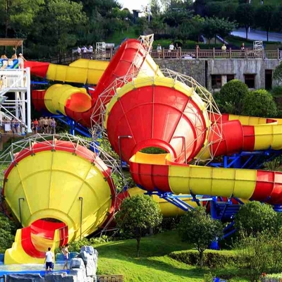 Ashland / DSM Resin Fiberglass Water Slide Tantrum Valley Water Park Rides 16m