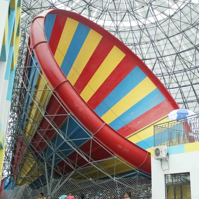 Commercial Fiberglass Water Pool Slides / Medium Tornado Water Slide for Water Park