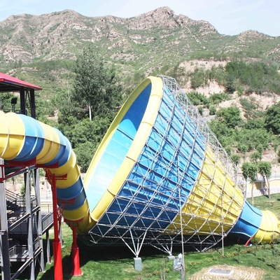 Interesting big Fiberglass Water Slides for 4 persons / time