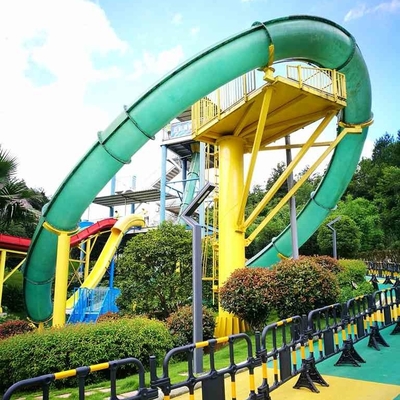 Exciting Aqua LoopBody Slide Aqua Park Fiberglass Water Slides , Platform Height 16m