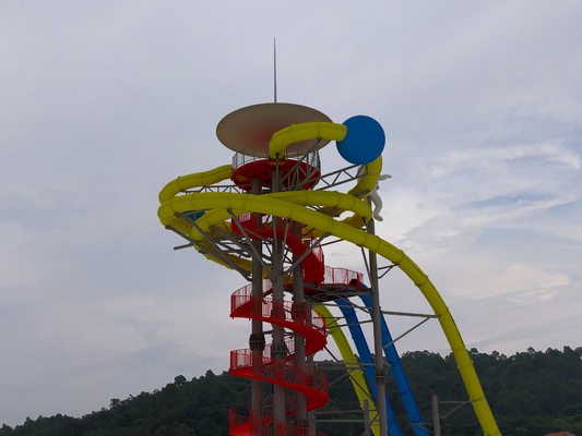 Extraterrestrial Fiberglass Water Slides / Park Open Spiral Water Slide New Style Water Slide
