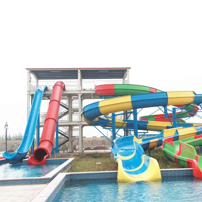 Custom Combination Kids Water Slides for Theme Water Park / Body slide