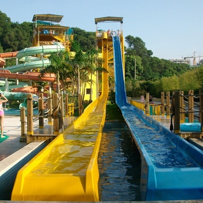 OEM Variable Speed Race Slide, Free Fall Slide, Kids / Adults Fiberglass Water Slides