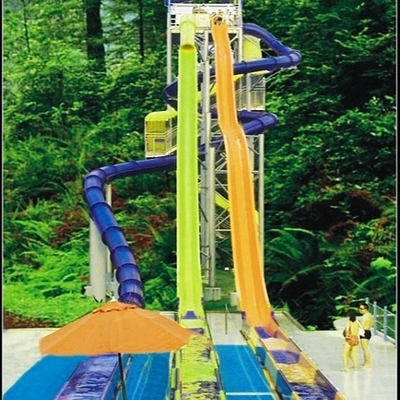 OEM Variable Speed Race Slide, Free Fall Slide, Kids / Adults Fiberglass Water Slides