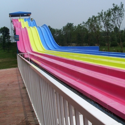 Side-by-side Multi-lane Fiberglass Race Slide, Racing Waterslide, Custom Water Slides