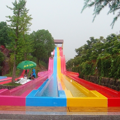 Side-by-side Multi-lane Fiberglass Race Slide, Racing Waterslide, Custom Water Slides