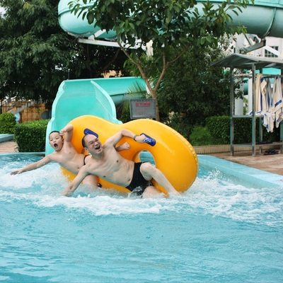 Fiberglass Speed Slide , Water Park Raft Slide , Custom Water Slides Equipment
