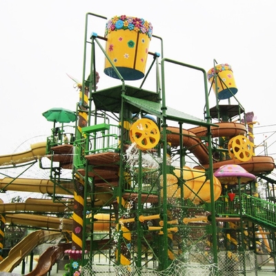 Big Water House, Aqua Playground Equipment, Steel Aquatic Play Structures