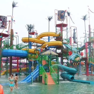 Big Water House, Aqua Playground Equipment, Steel Aquatic Play Structures