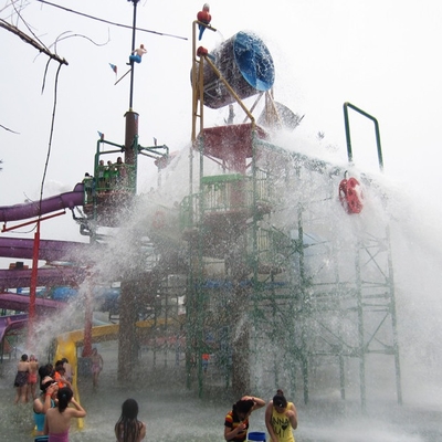 Big Water House, Aqua Playground Equipment, Steel Aquatic Play Structures
