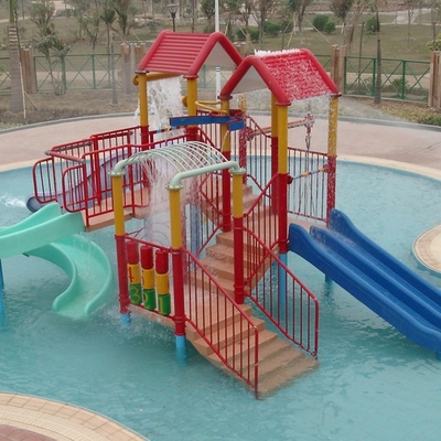 Parent-child Theme Play Station Equipment, Kids' Water Park Playground For 30 riders