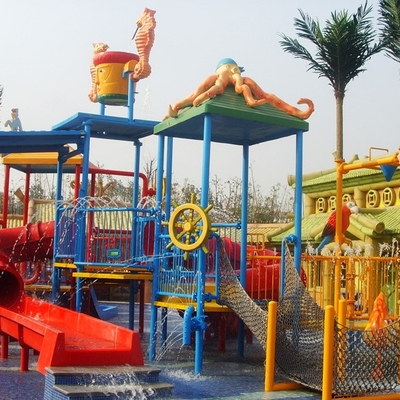 Water Park Equipments, Kids' Water Playground For 50 Riders 17.5 * 11 * 7m