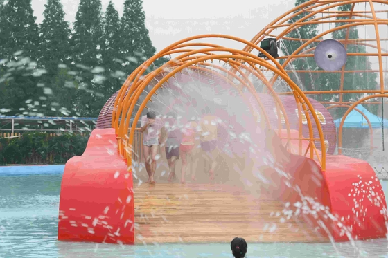 Outdoor Amusement Crab Maze Fiberglass Equipment Water Park Large Aqua Play