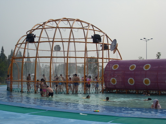 Outdoor Amusement Crab Maze Fiberglass Equipment Water Park Large Aqua Play