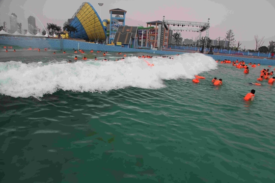 Artifical Home Tsunami Ocean Water Wave Pool Park with Surfing Waves Vacuum 3 meters high