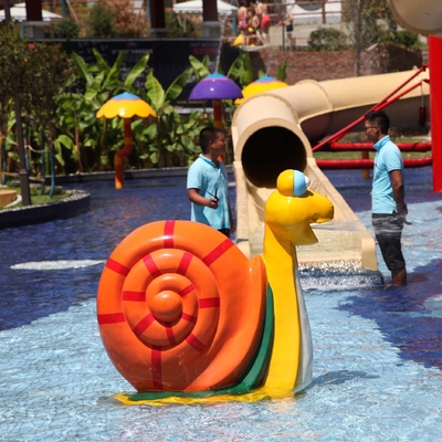 Water Snail Aqua Play, Spray Water Playground Equipment For 1- 2 Persons