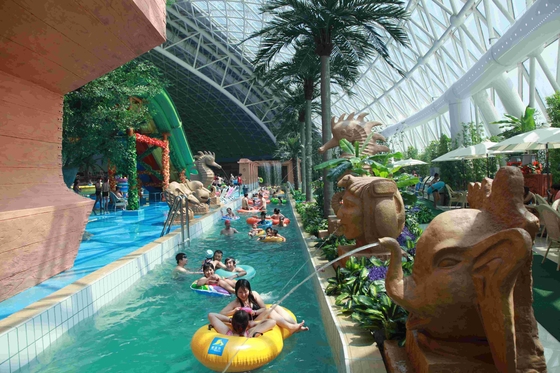 Strong Large Water Park Lazy River / Galvanized Carbon Steel Supporting