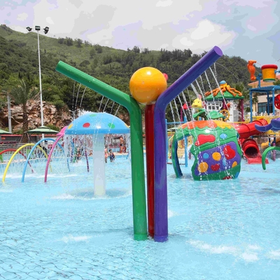 Customized Spray Icon Water Color Column Aqua Play, Aqua Park Equipment For Kids Adults