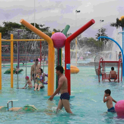 Customized Spray Icon Water Color Column Aqua Play, Aqua Park Equipment For Kids Adults
