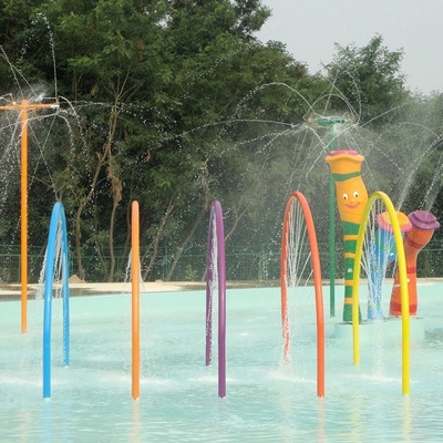 Rainbow Door Aqua Play, Spray Aqua Park Equipment, Fountains Play Structure for Kids Water Park