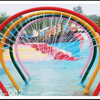 Rainbow Door Aqua Play, Spray Aqua Park Equipment, Fountains Play Structure for Kids Water Park
