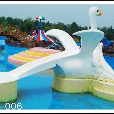 Customized Fiberglass Small Water Pool Slides Designed For Water Park Games