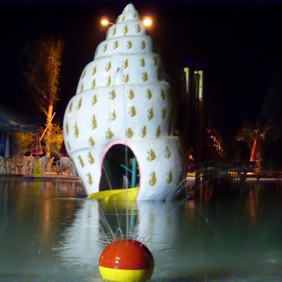 Commercial Colorful Water Pool Slides / Family Water Park Resorts Swimming Pool For Kids