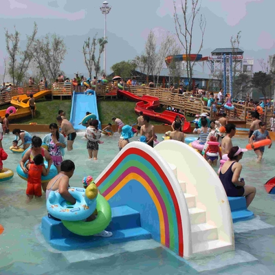 Fiberglass Water Pool Slides in Medium Water Playground 3200*2700*1300