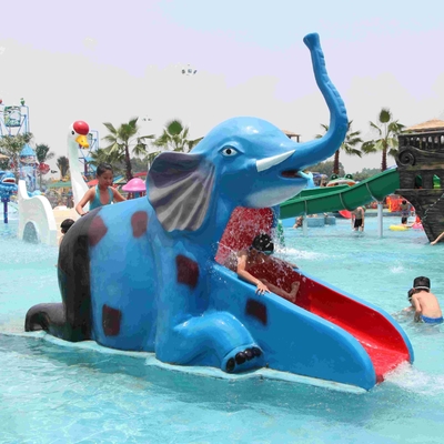 Outdoor Water Pool Slides for Kids, model of Small Elephant