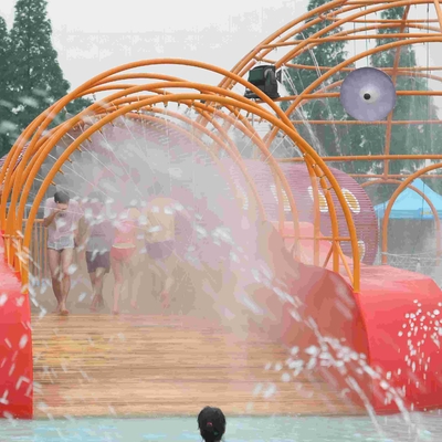 Outdoor Amusement Crab Maze Fiberglass Equipment Water Park Large Aqua Play