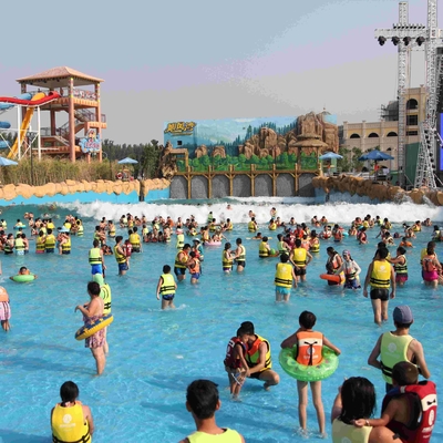 Artifical Home Tsunami Ocean Water Wave Pool Park with Surfing Waves Vacuum 3 meters high