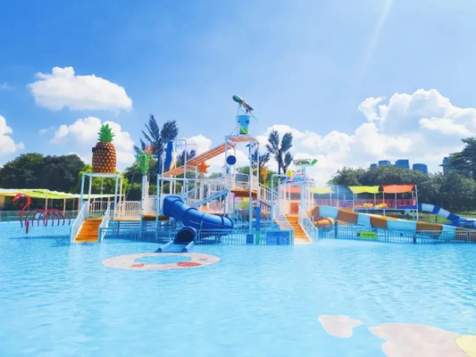 Elephant Water Park Feasibility Study Aqua Playground for Kids Water Game Equipment for Water Splashing