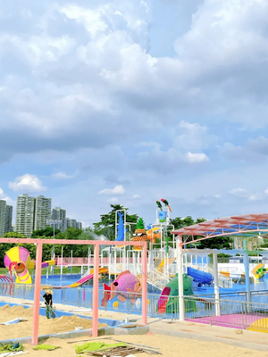 Water Park Feasibility Study Aqua Playground for Kids Water Game Equipment for Water Splashing