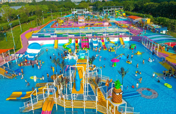 Water Park Feasibility Study Aqua Playground for Kids Water Game Equipment for Water Splashing