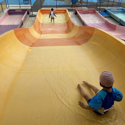 Manufacture of Special Equipment Fiberglass Kids Water Slides Outdoor Pool Slide For Children