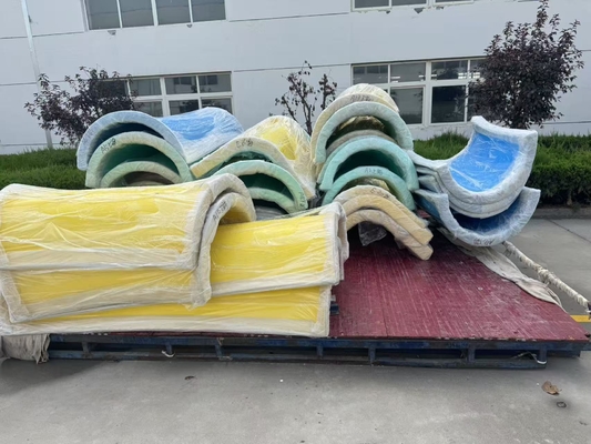 RTM Water Park Equipment Design Body Fiberglass Slides For Pools Vison Waterparks