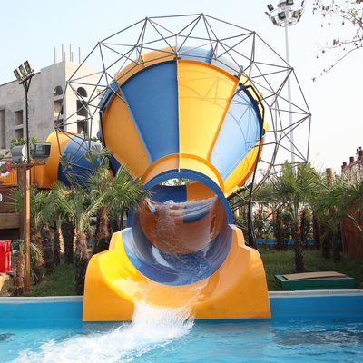 Indoor / Outdoor Commercial Fiberglass Water Slides Park Of Medium Tornado Water Ride