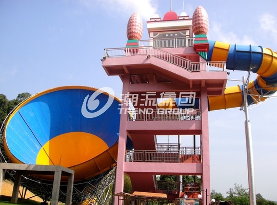 Newest Design Amusement Fiberglass Water Slides for Adventure Water Park In China