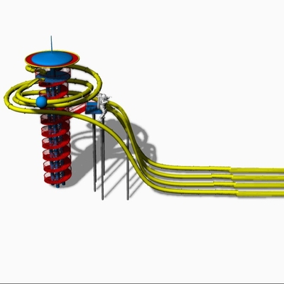 Commercial adult plastic water slide of combinantion waterpark product / Fiberglass Slides