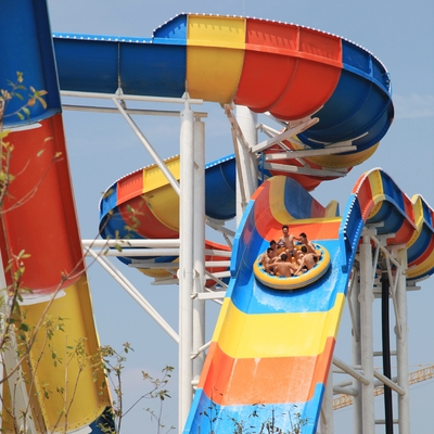 Upgrade Your Water Park with Durable Fiberglass Water Slides Designed for boomerang slide