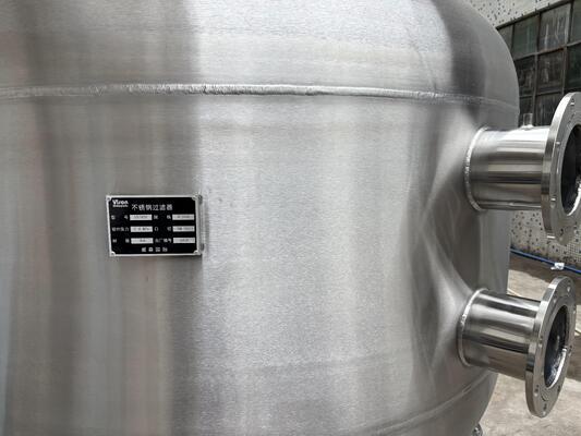 304 Stainless Steel Filter Tank for Water Park Wave Pool Treating Equipments