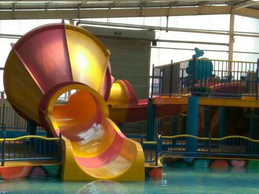 Big Fiberglass Water Slides Family Water Park Aqua Park Amusement